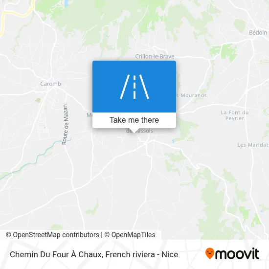 Chemin Du Four À Chaux map