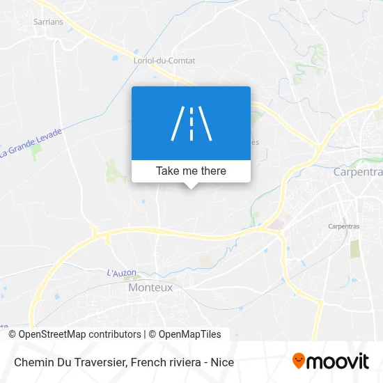 Chemin Du Traversier map