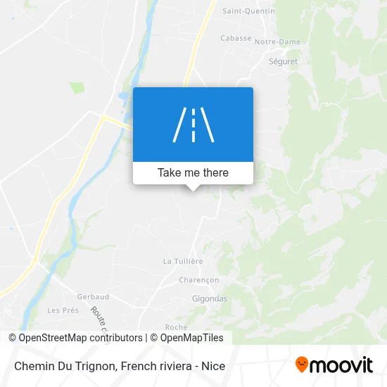 Chemin Du Trignon map
