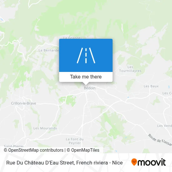 Mapa Rue Du Château D'Eau