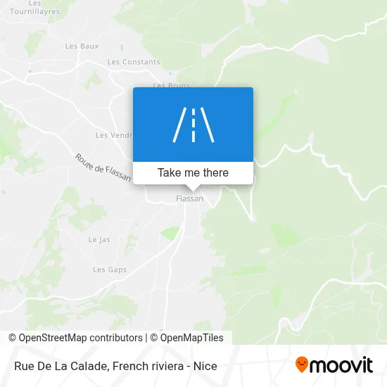 Rue De La Calade map