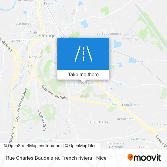 Rue Charles Baudelaire map