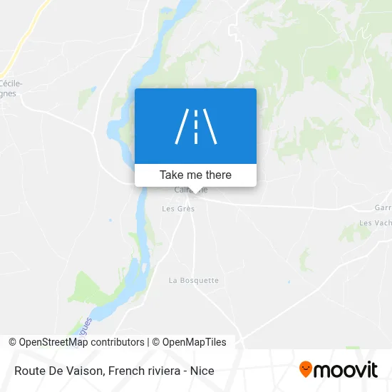 Route De Vaison map