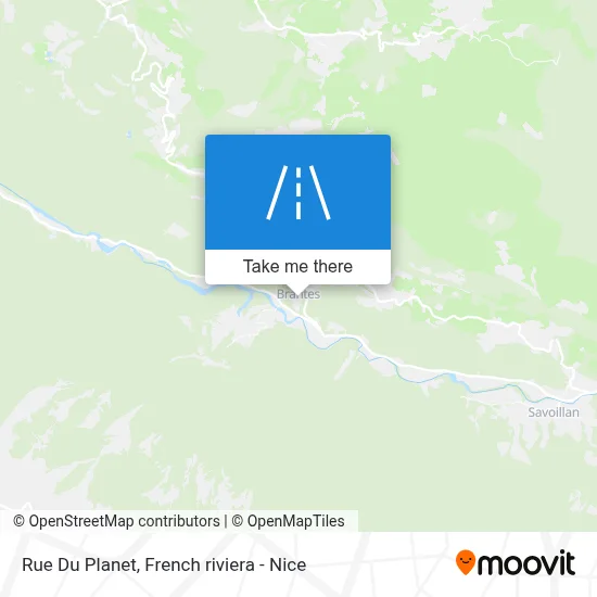 Mapa Rue Du Planet