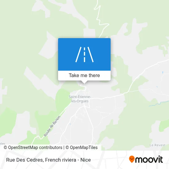 Rue Des Cèdres map