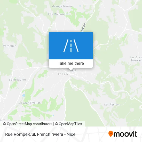 Rue Rompe-Cul map
