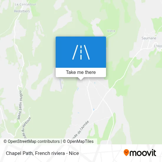 Chemin De La Chapelle map