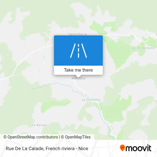 Rue De La Calade map