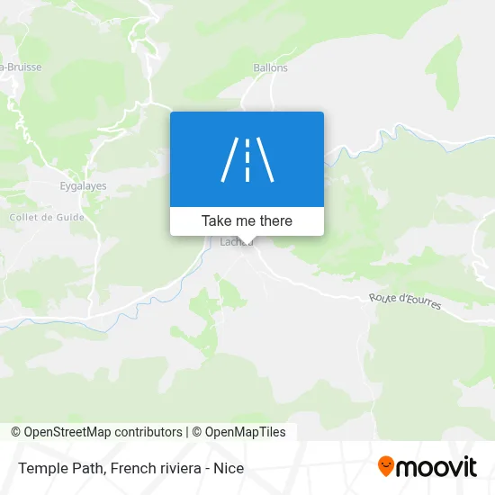Chemin Du Temple map