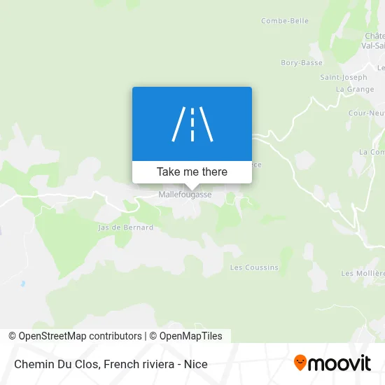 Chemin Du Clos map