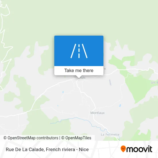 Rue De La Calade map
