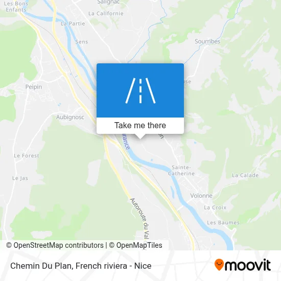 Chemin Du Plan map