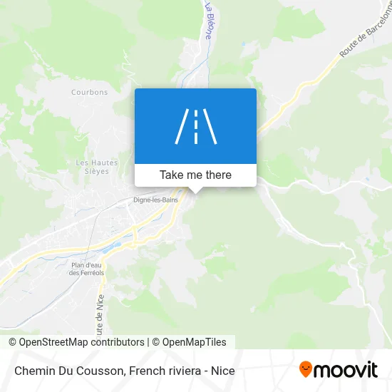 Chemin Du Cousson map