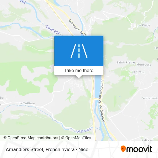 Rue Des Amandiers map