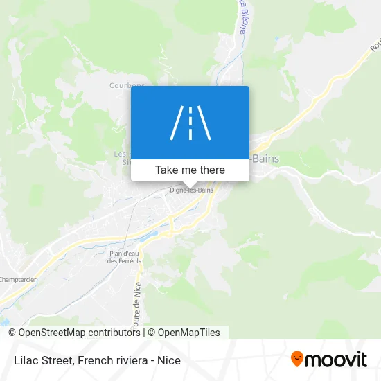Rue Des Lilas map