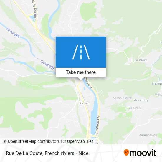 Rue De La Coste map