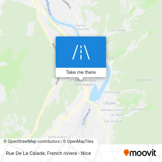 Mapa Rue De La Calade