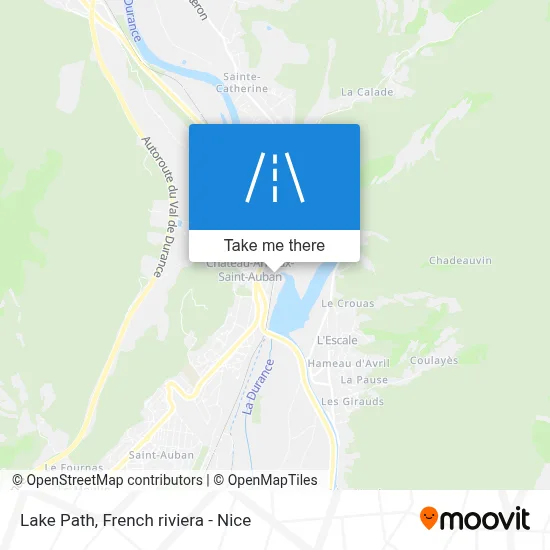 Chemin Du Lac map