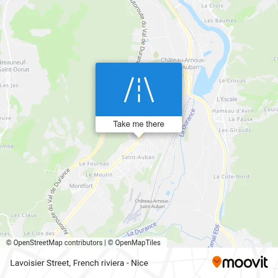 Rue Lavoisier map
