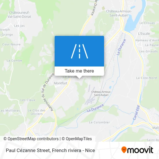 Rue Paul Cézanne map