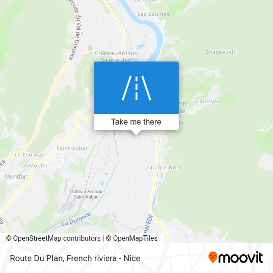 Route Du Plan map