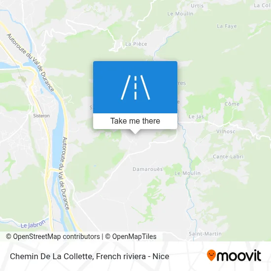 Chemin De La Collette map