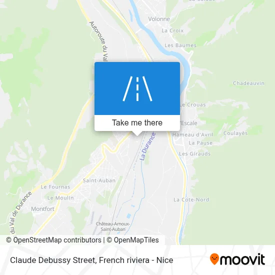 Rue Claude Debussy map