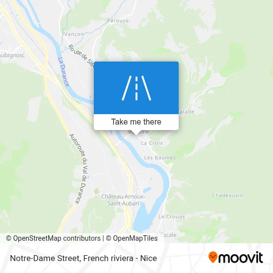 Rue Notre-Dame map