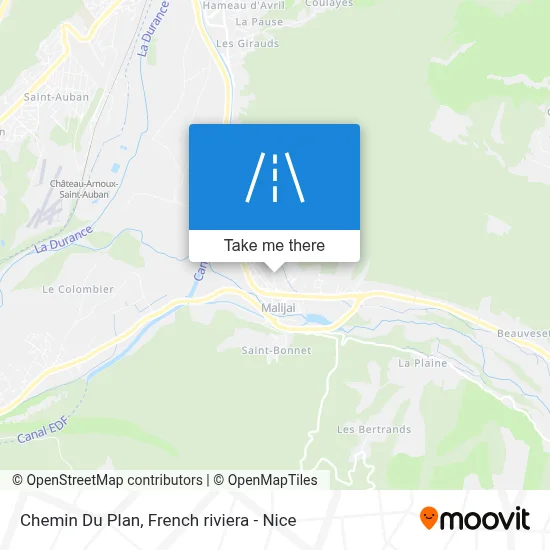 Chemin Du Plan map