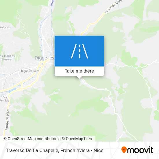 Traverse De La Chapelle map