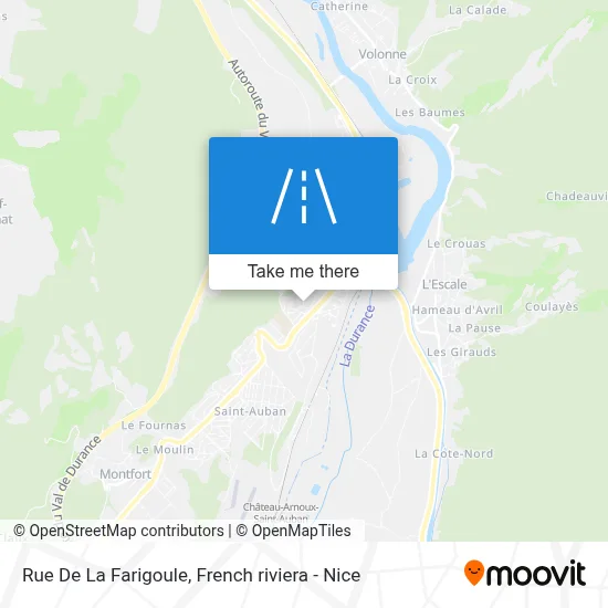 Rue De La Farigoule map