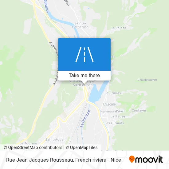 Rue Jean Jacques Rousseau map