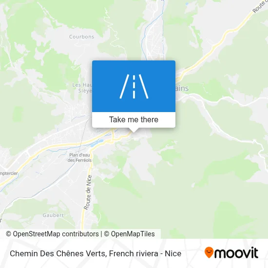 Chemin Des Chênes Verts map
