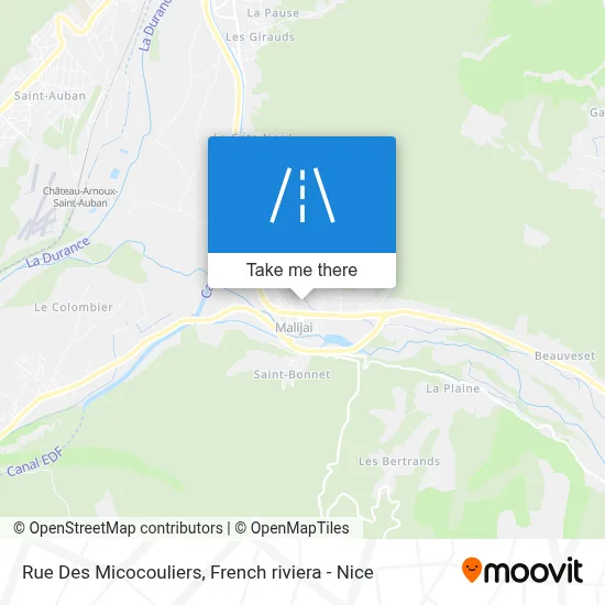 Rue Des Micocouliers map