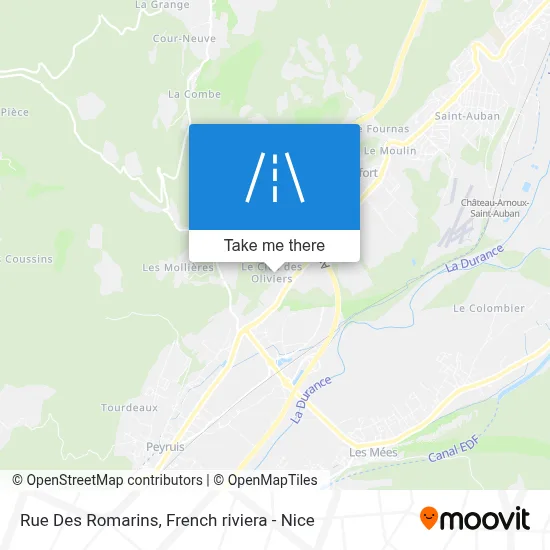 Rue Des Romarins map