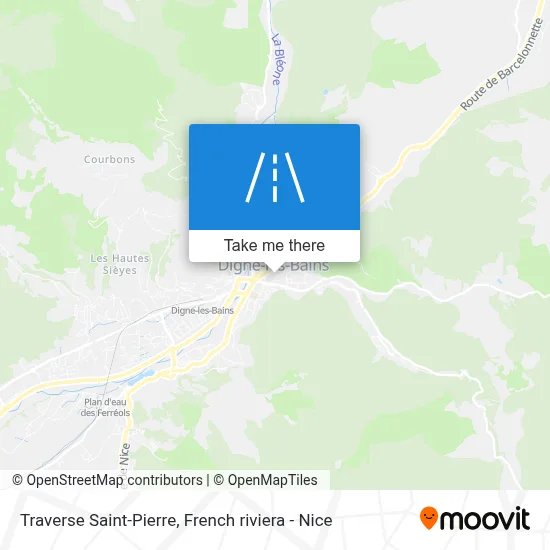 Traverse Saint-Pierre map