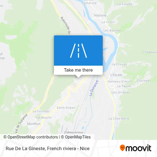 Rue De La Gineste map