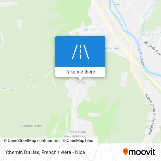 Chemin Du Jas map