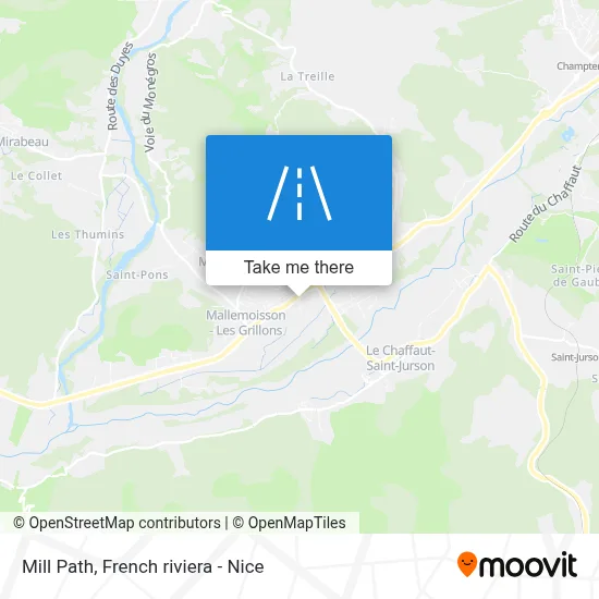 Chemin Du Moulin map