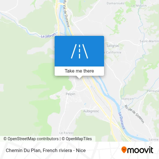 Chemin Du Plan map