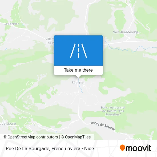 Rue De La Bourgade map