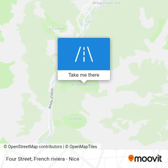 Rue Du Four map