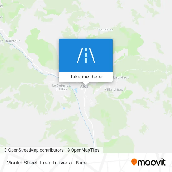 Mapa Rue Du Moulin