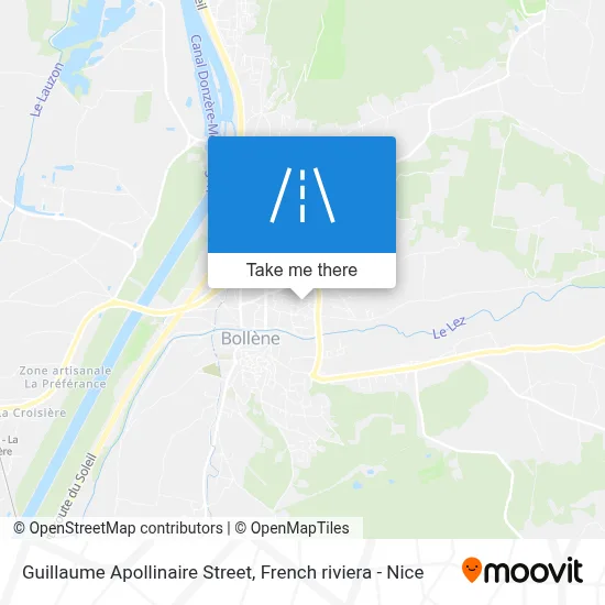Rue Guillaume Apollinaire map
