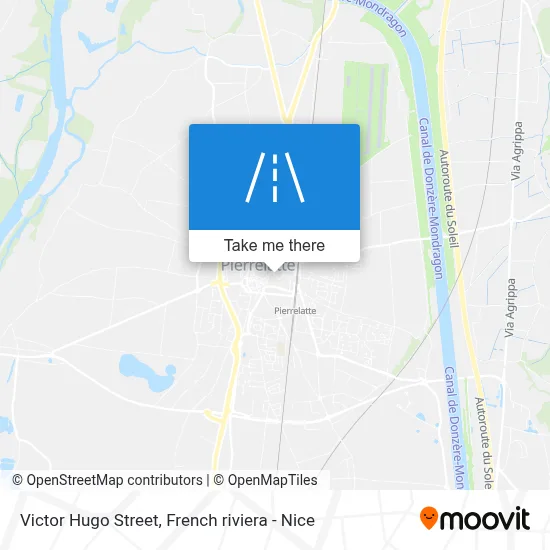Mapa Rue Victor Hugo