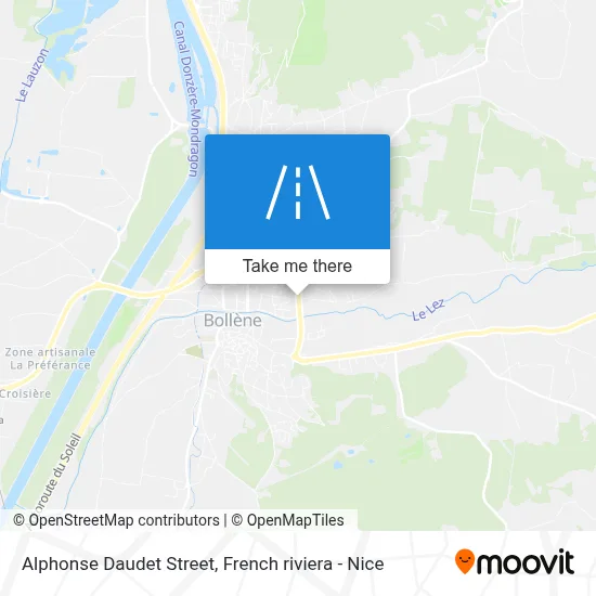 Mapa Rue Alphonse Daudet