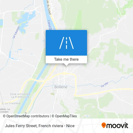 Rue Jules Ferry map