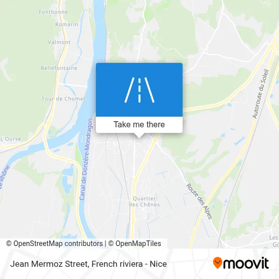 Mapa Rue Jean Mermoz