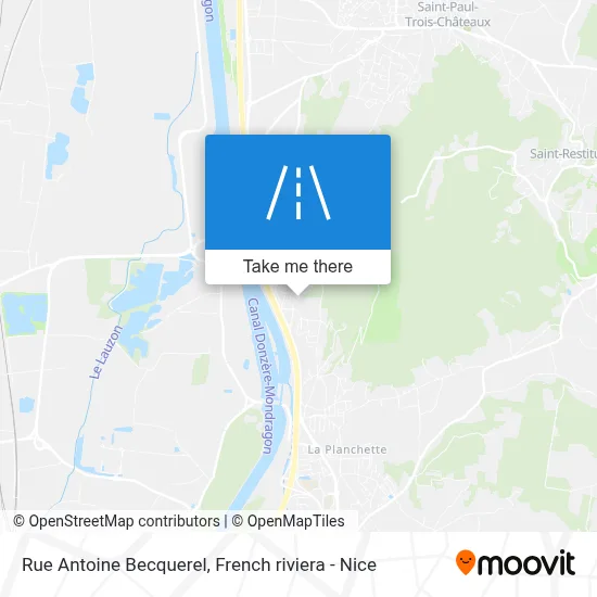 Rue Antoine Becquerel map