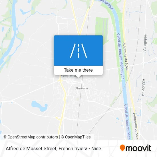 Rue Alfred De Musset map